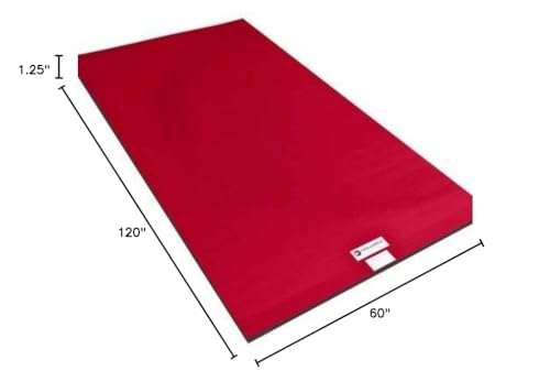 Dollamur 5'x10' Wrestling, Jiu Jitsu BJJ MMA Judo, Home Fitness Mat | Ideal Home Mat for Wrestling, Martial Arts, Exercise, Workouts, Gymnastics, and Yoga.