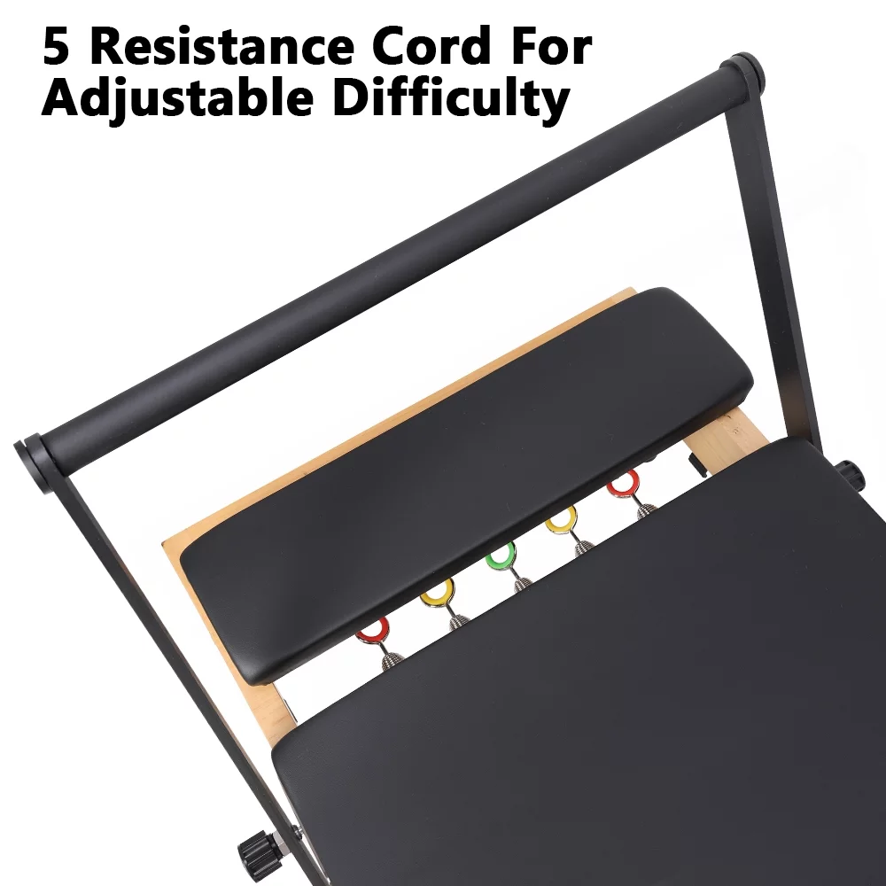 ARKANTOS Pilates Reformer Pro, Studio Grade Pilates Machine Bundle with Reformer Accessories, Reformer Box, Cardio Rebounder, Padded Jump Board