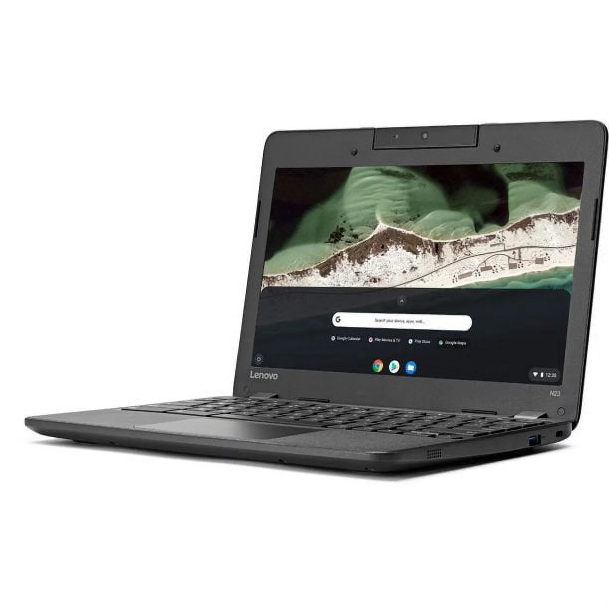 Restored LENOVO Chromebook N23 Laptop Computer, 1.60 GHz Intel Celeron, 4GB DDR3 RAM, 16GB SSD Hard Drive, Chrome, 11