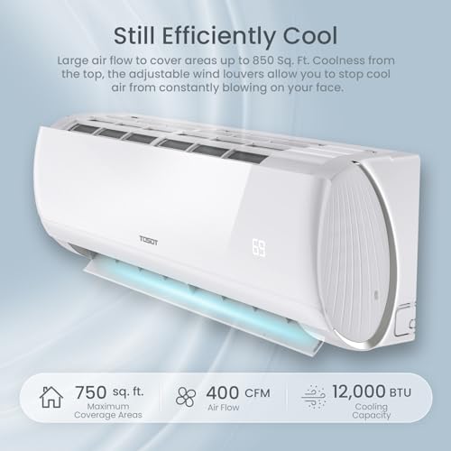 TOSOT Mini-Split Air Conditioner, Inverter Split AC System with Heat Pump Muse Series