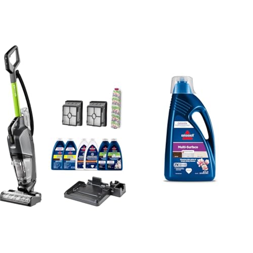 BISSELL® CrossWave® HydroSteam™ Deluxe Wet Dry Vac, Multi-Purpose Vacuum, Wash, and Steam, Formula Included, Green, 3515G