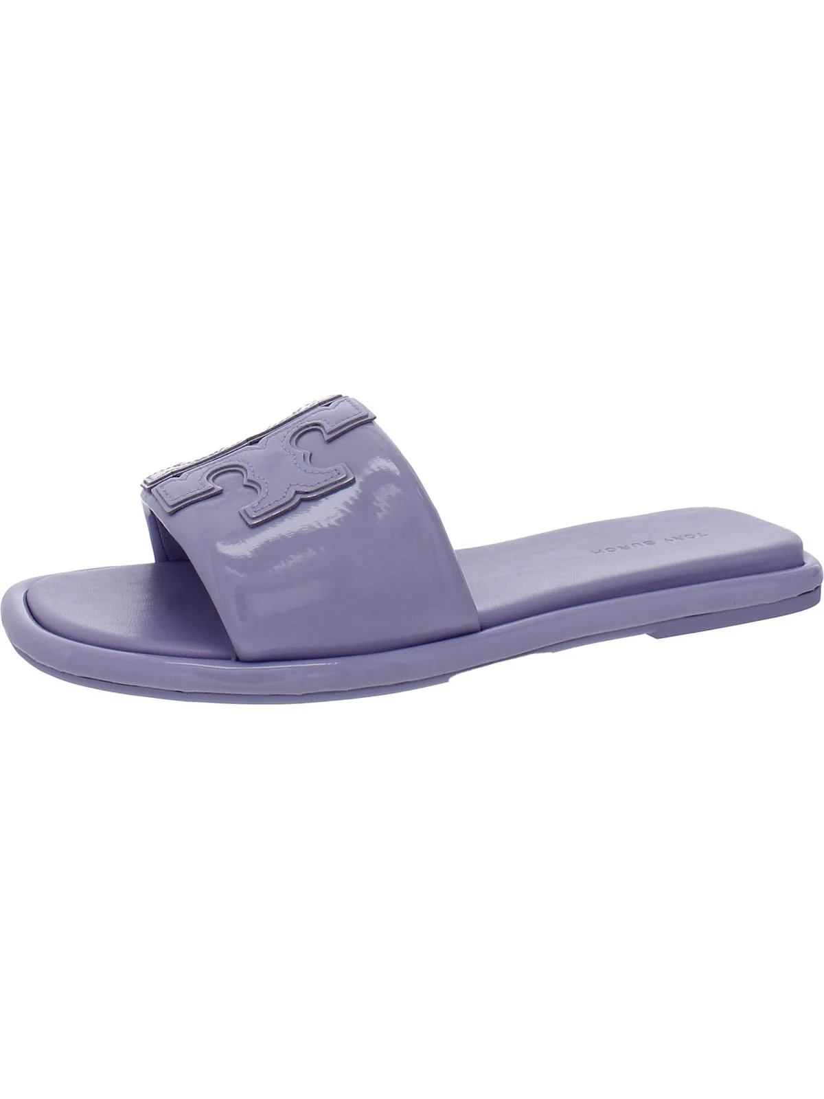 Tory Burch Womens Double T Sport Slide Leather Slides Flat Sandals