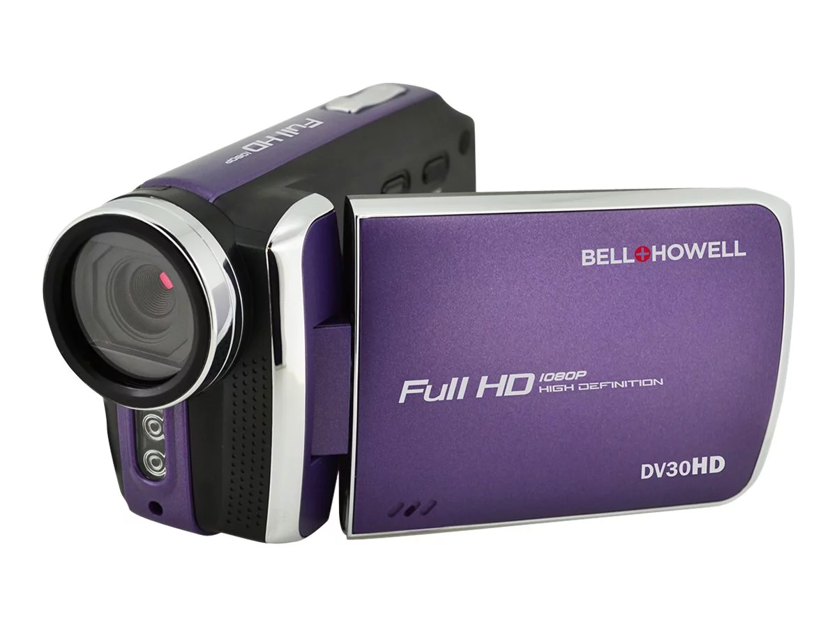 Bell+Howell Purple Dv30hd 1080p Fun-Flix Slim Camcorder