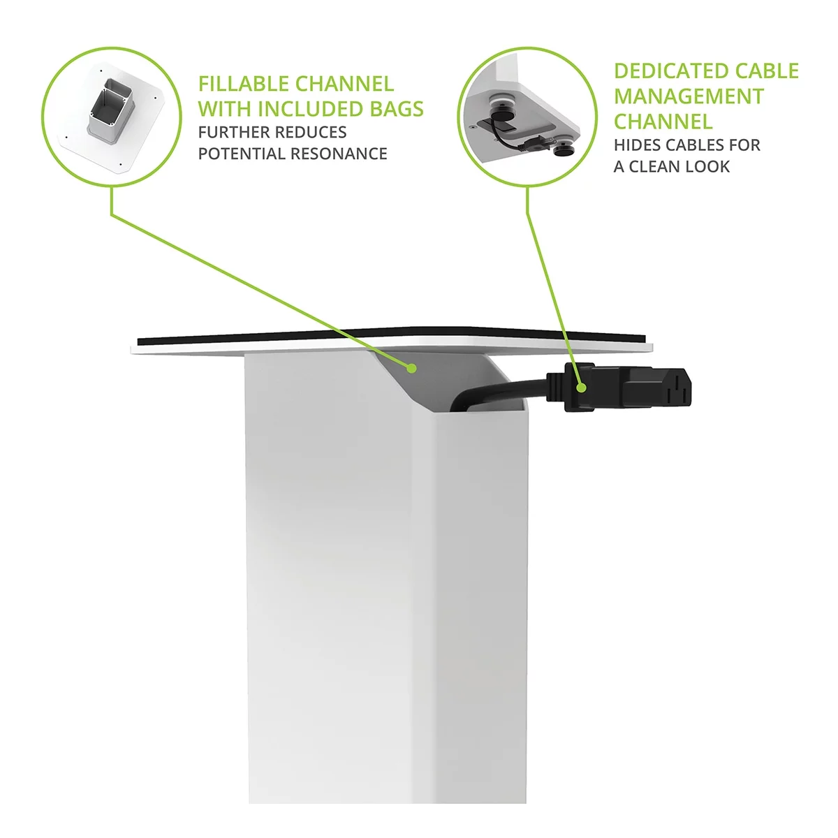 Kanto SX Fillable Speaker Floor Stands