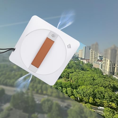 Smart Window Cleaning Robot, Dual Water Spray, 2500Pa High Suction Power, Wet/Dry Cleaning, Indoor/Outdoor Use, Mobile APP & Remote Control, Perfect for High-Rise Windows, Tiles and Glass Cleaner kit