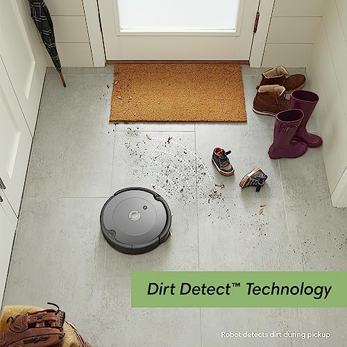 iRobot Roomba Robot Vacuum and Mop Combo (Y0140) - Vacuums & mops, Easy to use, Power-Lifting Suction, Multi-Surface Floors, Smart Navigation, Cleans in Neat Rows, Self-Charging, Bagless, Space-Saving