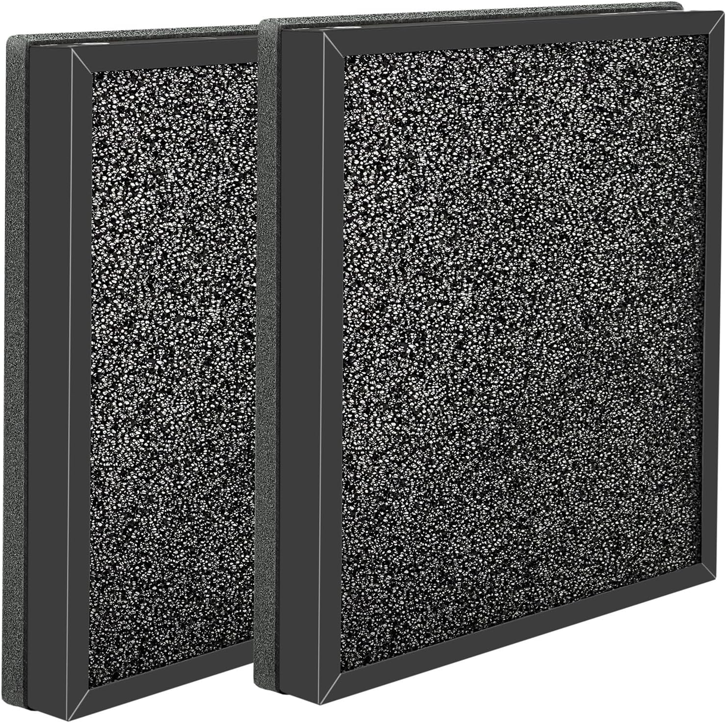 MJ005H-RF Replacement Filter, Compatible with POMORON MJ005H Air Purifiers, High Efficiency HEPA Air Filter, 3-Stage Filtration (2 Pack)