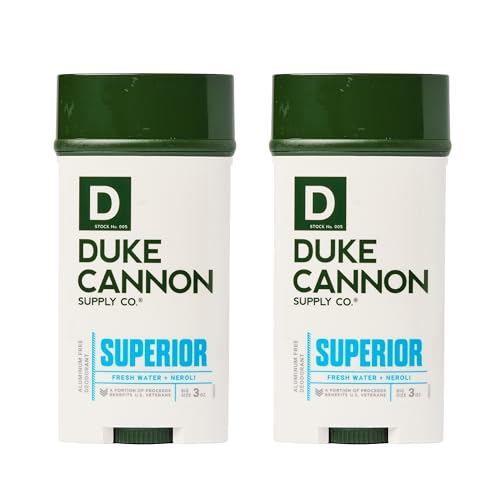 Duke Cannon Supply Co. Natural Charcoal Deodorant for Men - Alcohol and Aluminum Free Solid Men's Deodorant for Odor Protection