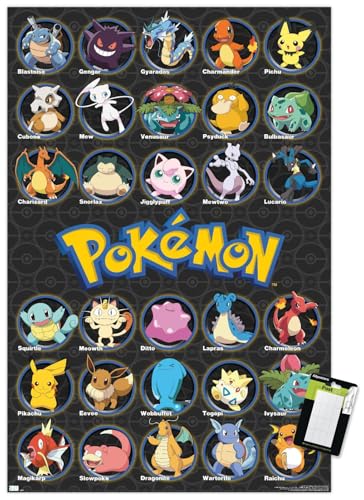 Trends International Pokémon - All Time Favorites Wall Poster, 22.375