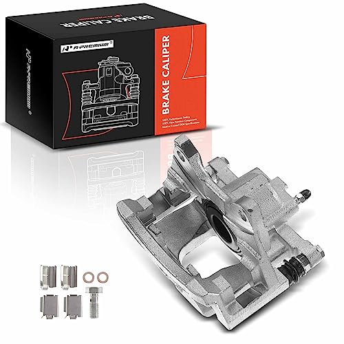 A-Premium Disc Brake Caliper Assembly with Bracket Compatible with Select Dodge and Jeep Models - Wrangler 2007-2017, Wrangler JK 2018, Liberty 2008-2012, Nitro 2007-2011 - Rear Driver and Passenger
