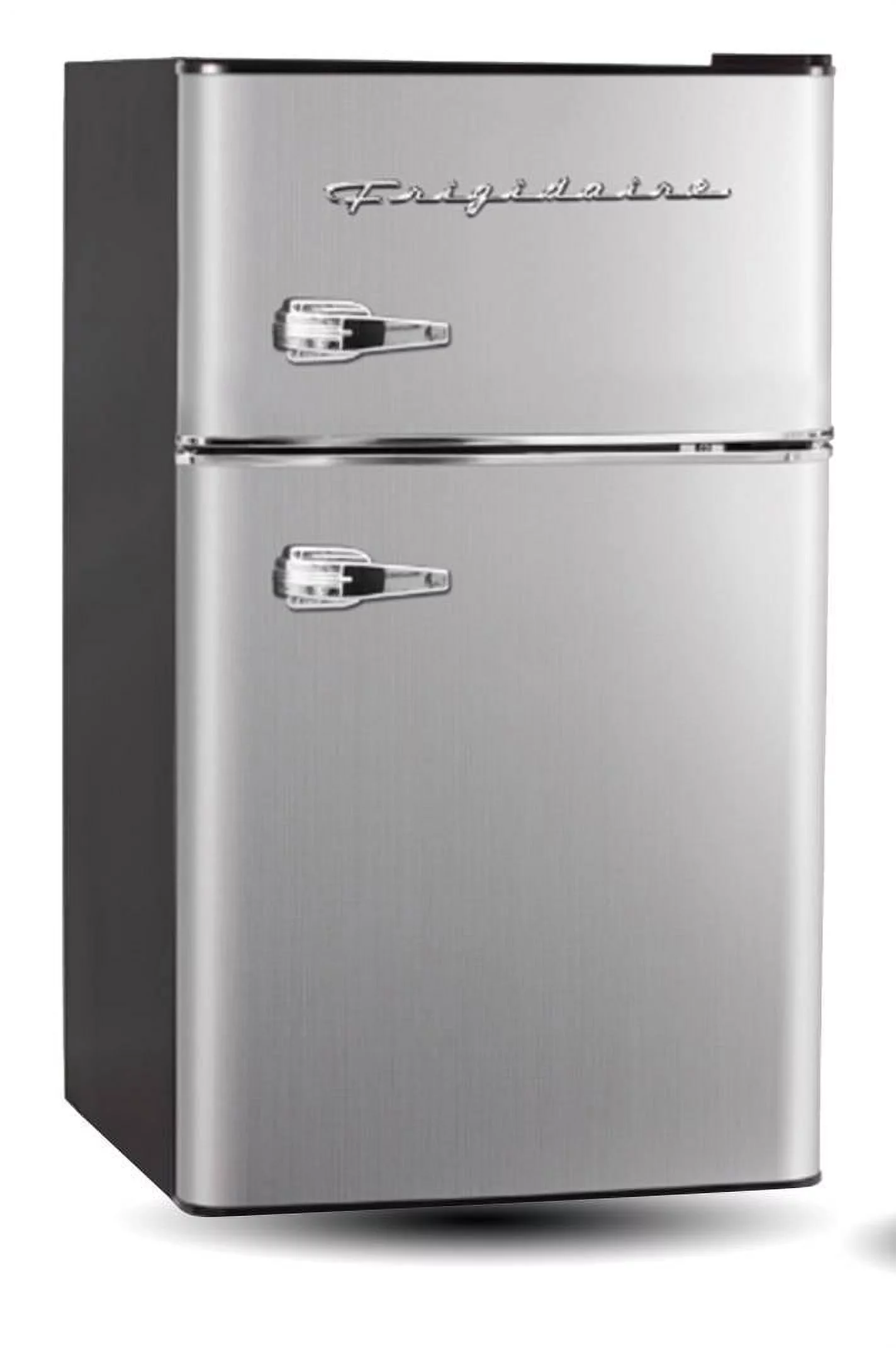 Frigidaire, 3.1 CU FT. Capacity 2 Door Compact Refrigerator with Chrome Trim , EFR391, Platinum