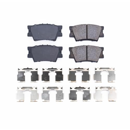 Power Stop 17-1212 Rear Z17 Ceramic Brake Pads For 2013-2018 Lexus ES300h | 2007-2018 ES350 | 2008-2018 Toyota Avalon | 2007-2022 Toyota Camry [Application Specific] | 2006-2018 Toyota Rav4