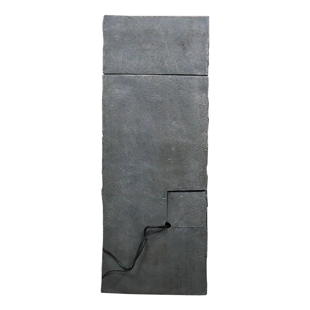 Willwolf Water Fountain Outdoor 39.3” H Fountain Modern Floor-Standing Waterfall Fountain with Led Lights Water Fountains Indoor for Office, House, Garden, Patio