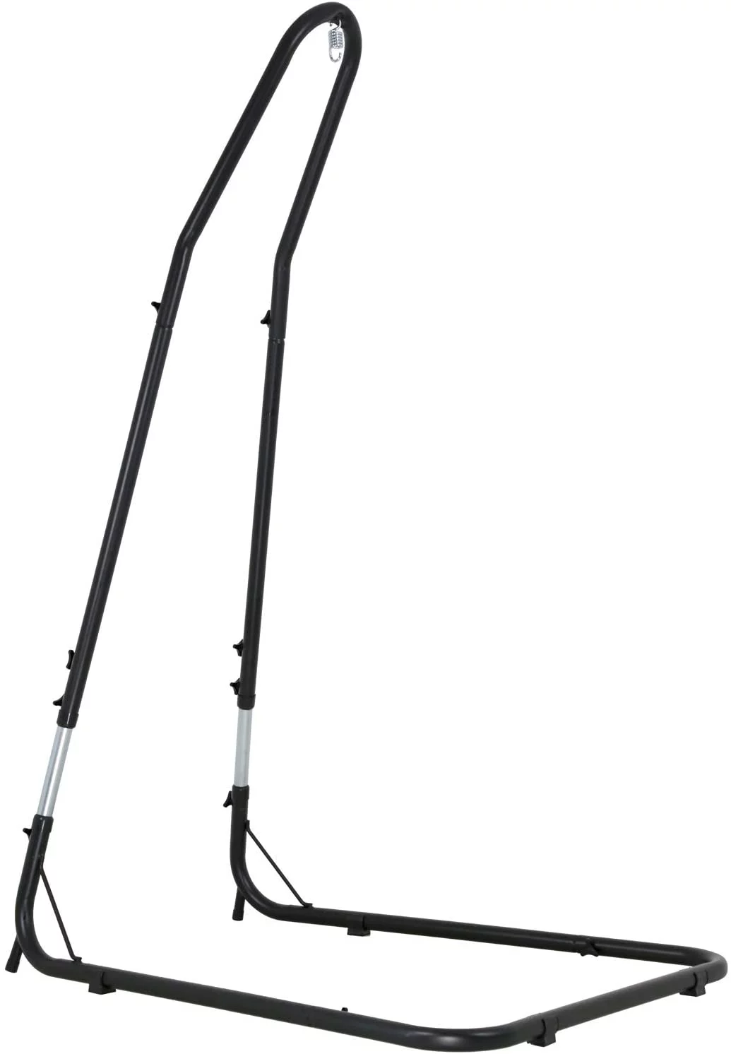 FDW Hammock Chair Stands hammock stands Hanging Hammock Stands Outdoor Solid Steel hammock Stand Only for Hanging Hammock Air Porch Swing Chair Indoor,Black