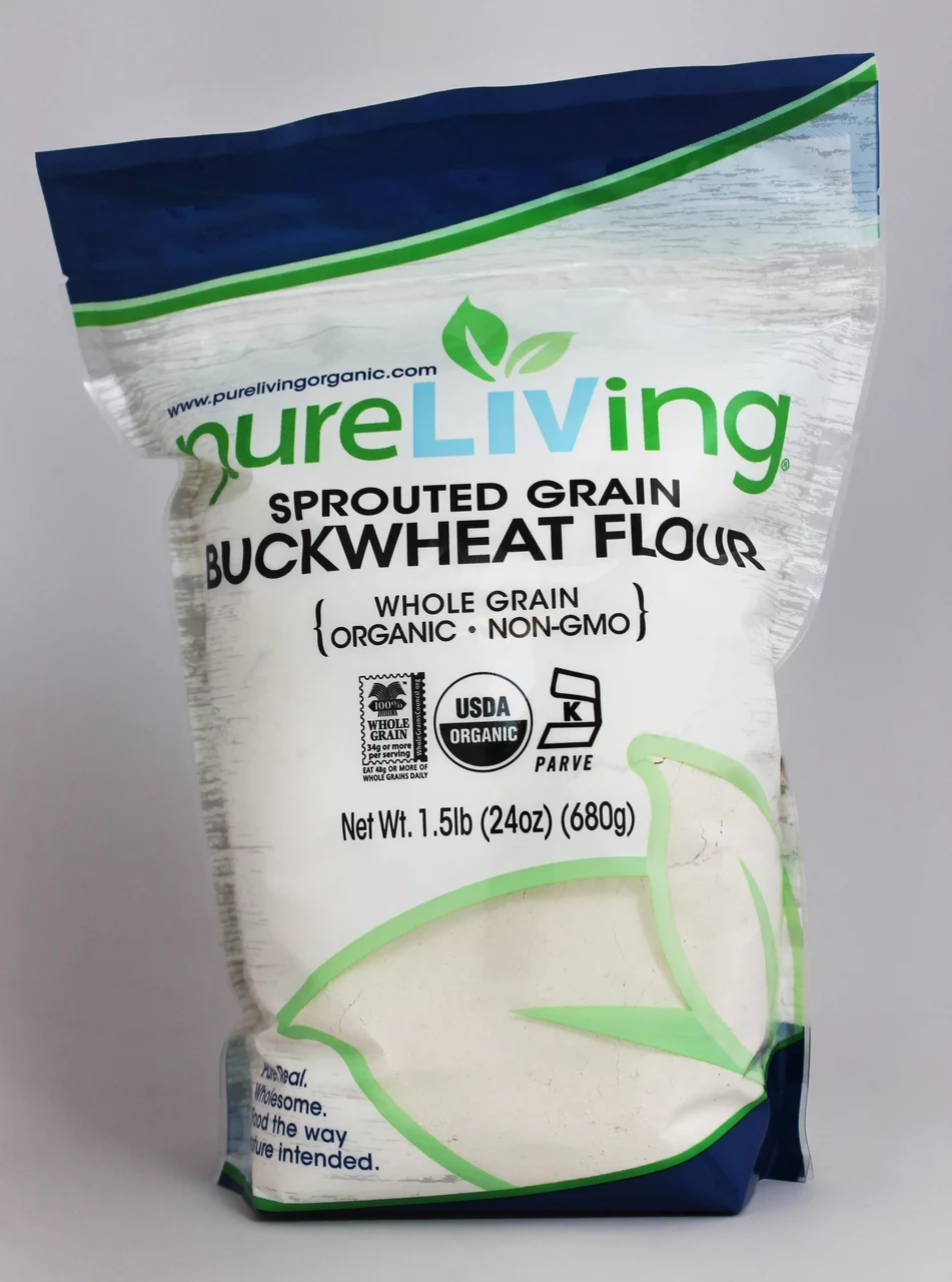 PureLiving Organic Sprouted Buckwheat Flour - 24 oz Bag