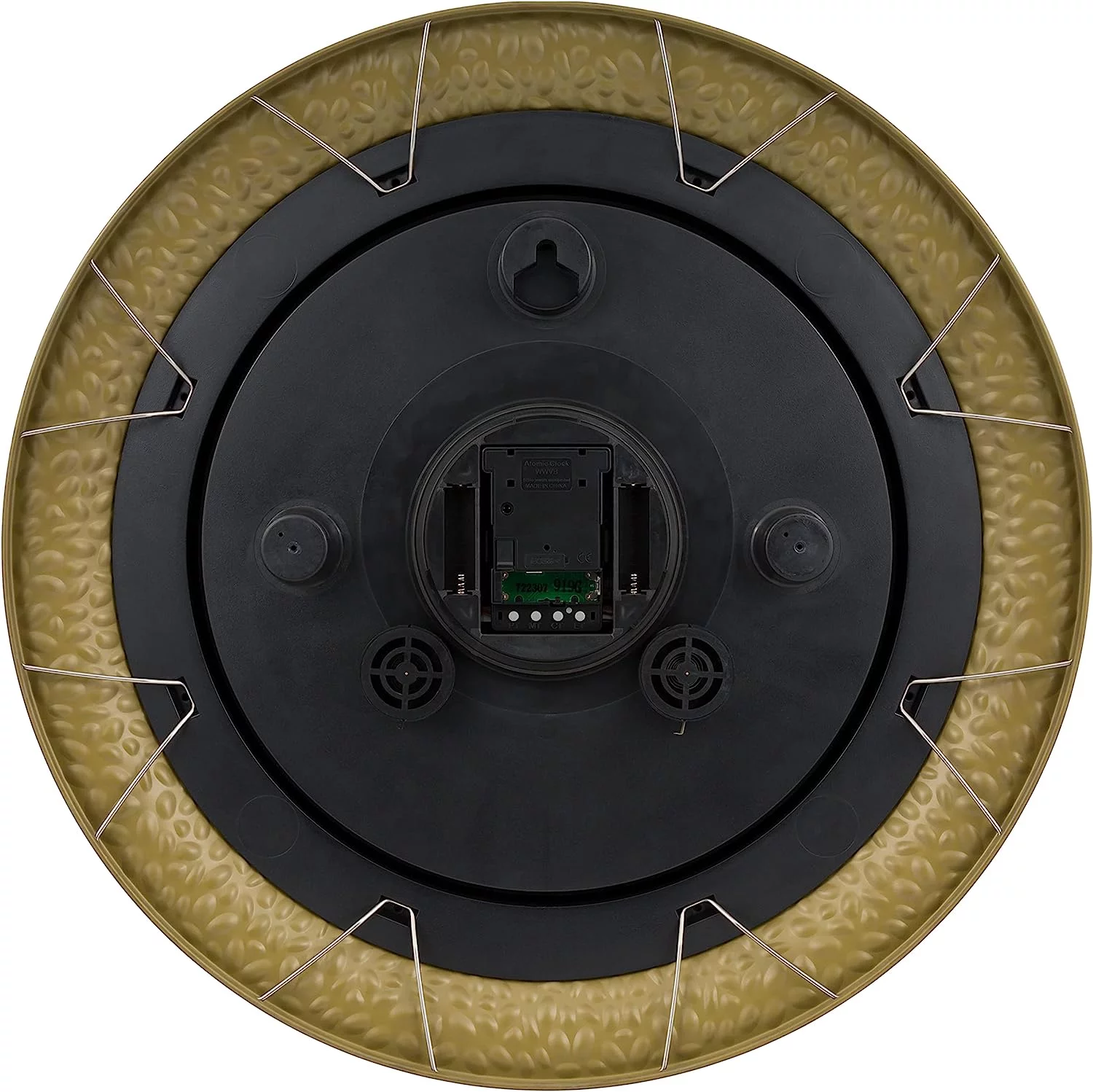 La Crosse Technology 433-3256A-INT 21-inch Bronze Indoor/Outdoor Atomic Analog Wall Clock