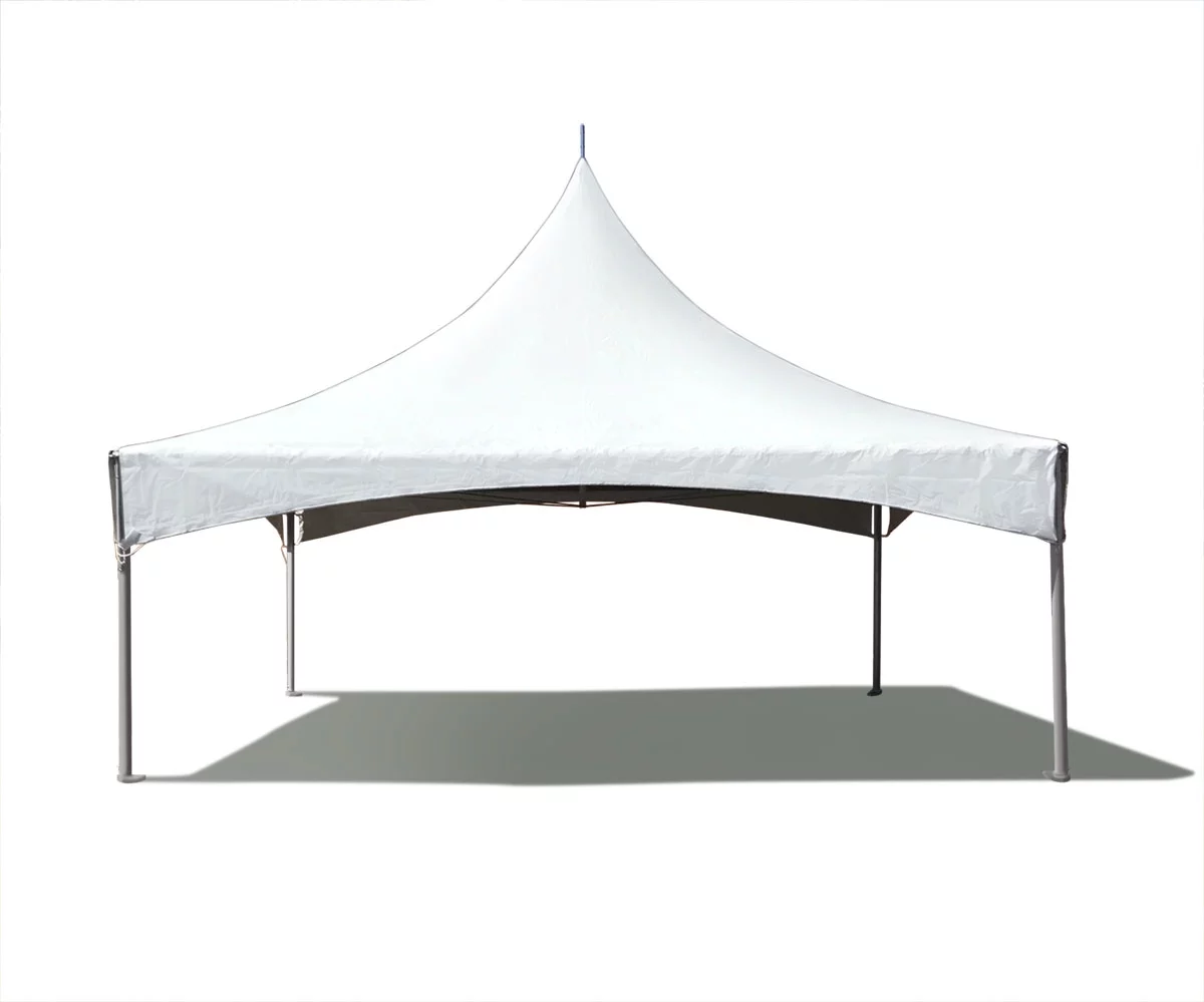TentandTable High Peak Frame Outdoor Canopy Tent, White, 20 ft x 20 ft