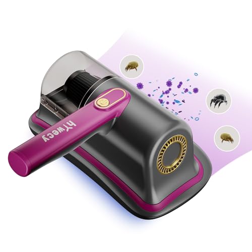 Cordless Bed Vacuum Cleaner-6600mAh Wireless Handheld UV Mattress Vacuum Cleaner,Lightweight Two Speeds Cleaner Machine for Bed,Sofas,Pillow