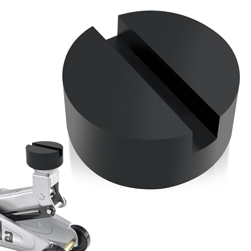 TONDA Floor Jack Rubber Pad, Universal Jack Pad Adapter, Pinch Weld Side Frame Rail Protector (2 Pack)