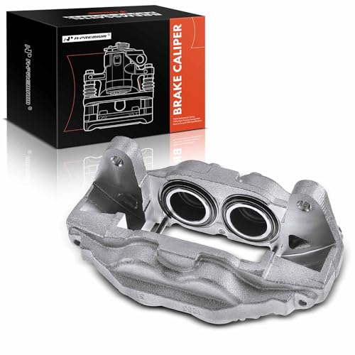 A-Premium Disc Brake Caliper Assembly Compatible with Select Toyota Models - Sequoia 2008-2015, Tundra 2007-2015 - Front Driver and Passenger Side
