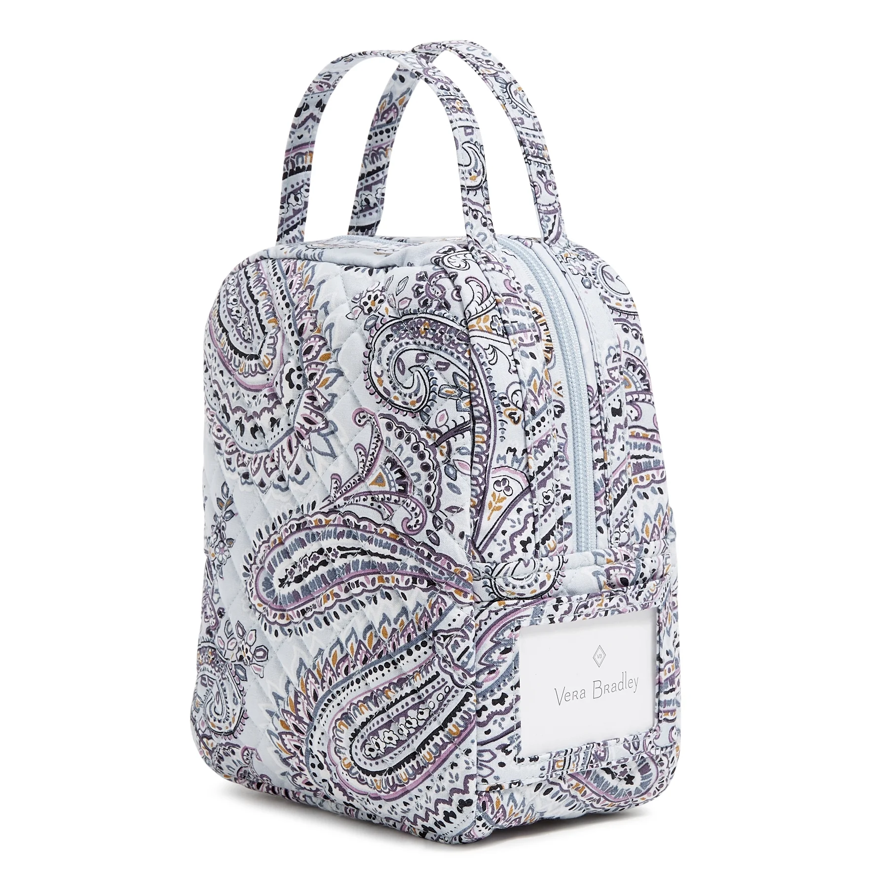 Vera Bradley Women's Cotton Lunch Bunch Bag Soft Sky Paisley