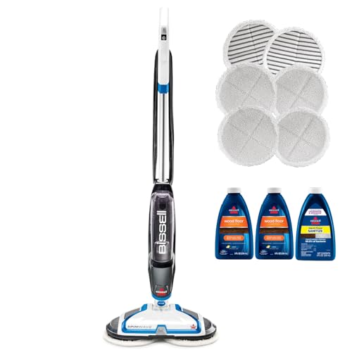 Bissell® SpinWave Hard Floor Expert Corded Spin Mop Cleaner with Washable mop Pads for Sealed Hard Floors, 20393