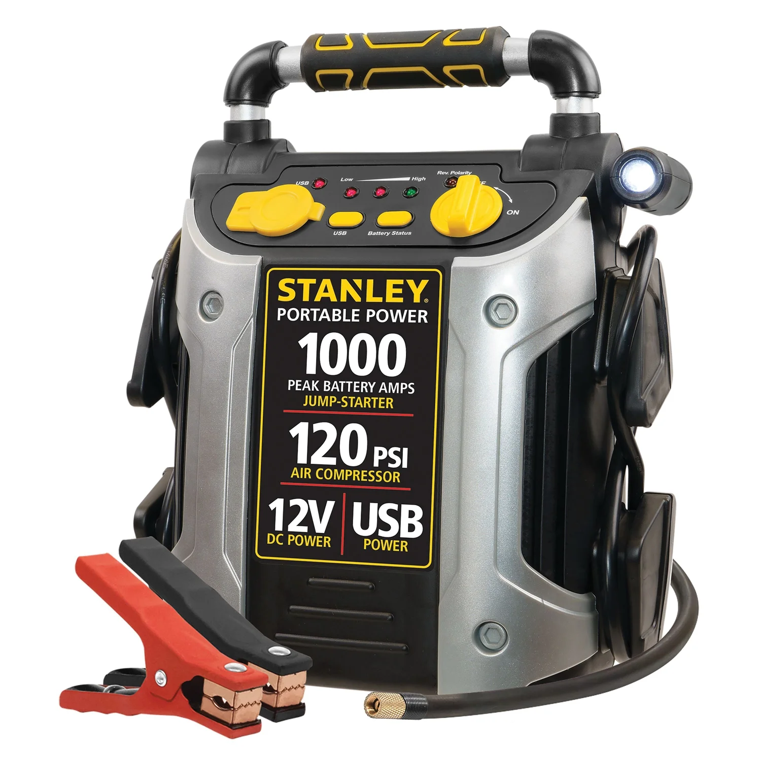STANLEY J5C09 1000 Peak Amp Jump Starter w/120 PSI Compressor