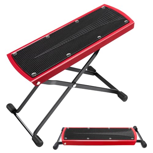 Subay Pedicure Foot Rest, 6 Heights Adjustable Foot Stand for Pedicure, Foldable Non-Slip Pedicure Stand for Easy At Home Pedicures, No More Bending or Stretching Pedicure Stool Tool for Home Foot Spa