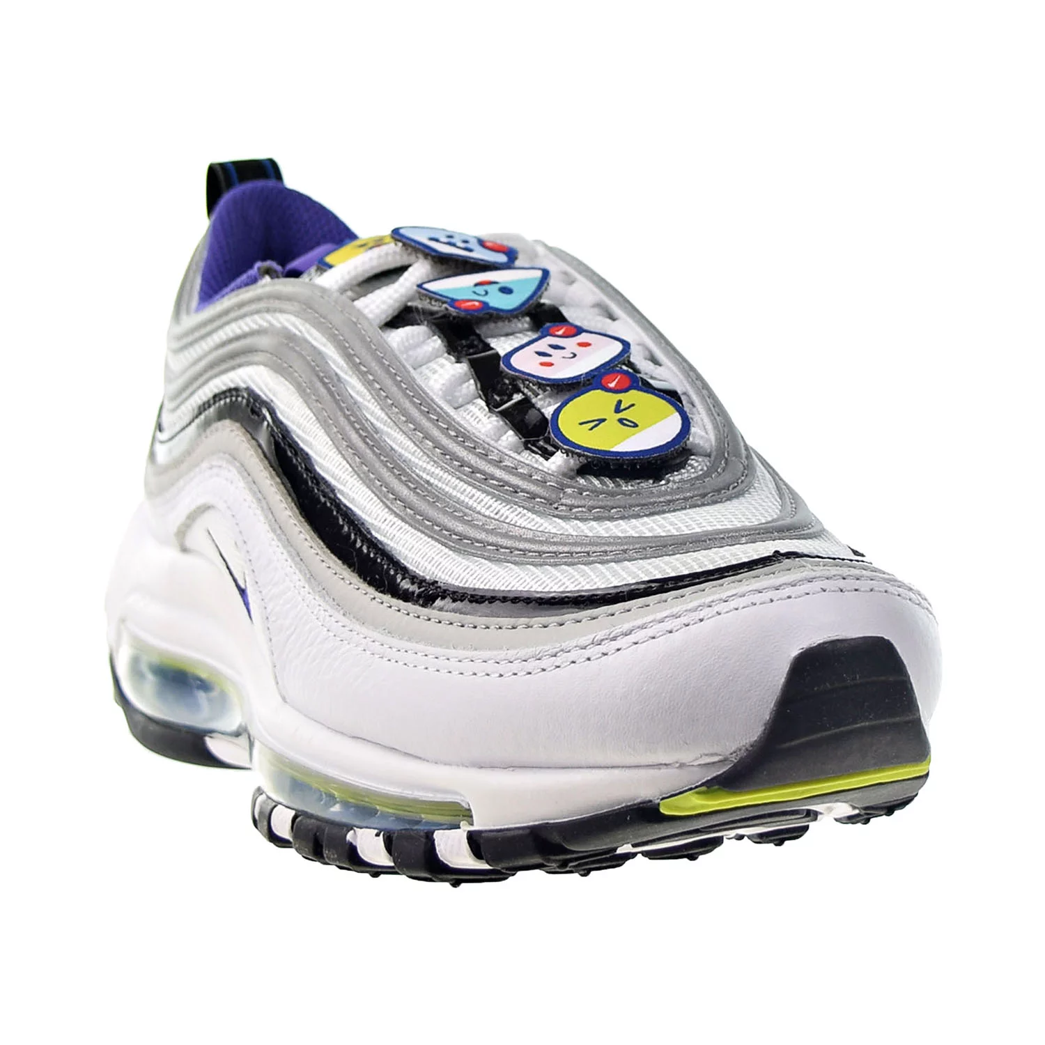 Nike Air Max 97 Men's Shoes White-Court Purple-Black dd9598-100