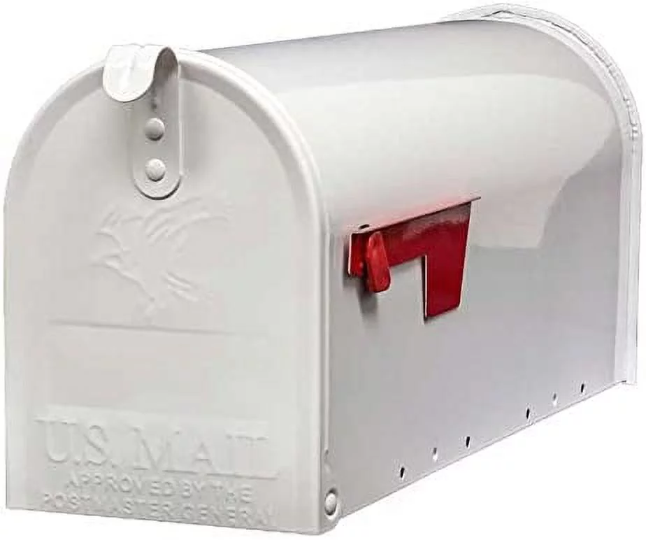 Gibraltar E1-MLBX-LKIT-WHT E1 Economy Mailbox Only with Locking Insert - White