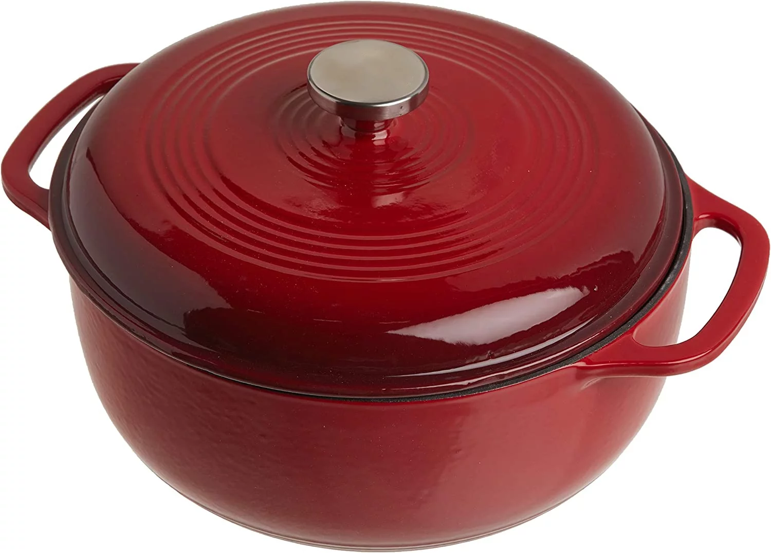 Enameled Cast Iron Dutch Oven, 6-Quart, Island Spice Red