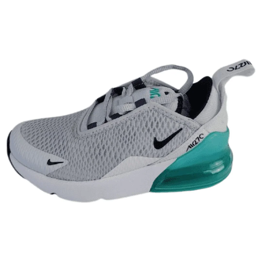 Nike Air Max 270 - LITTLE KIDS Grade School Shoes AO2372 010 Gray Size 10.5
