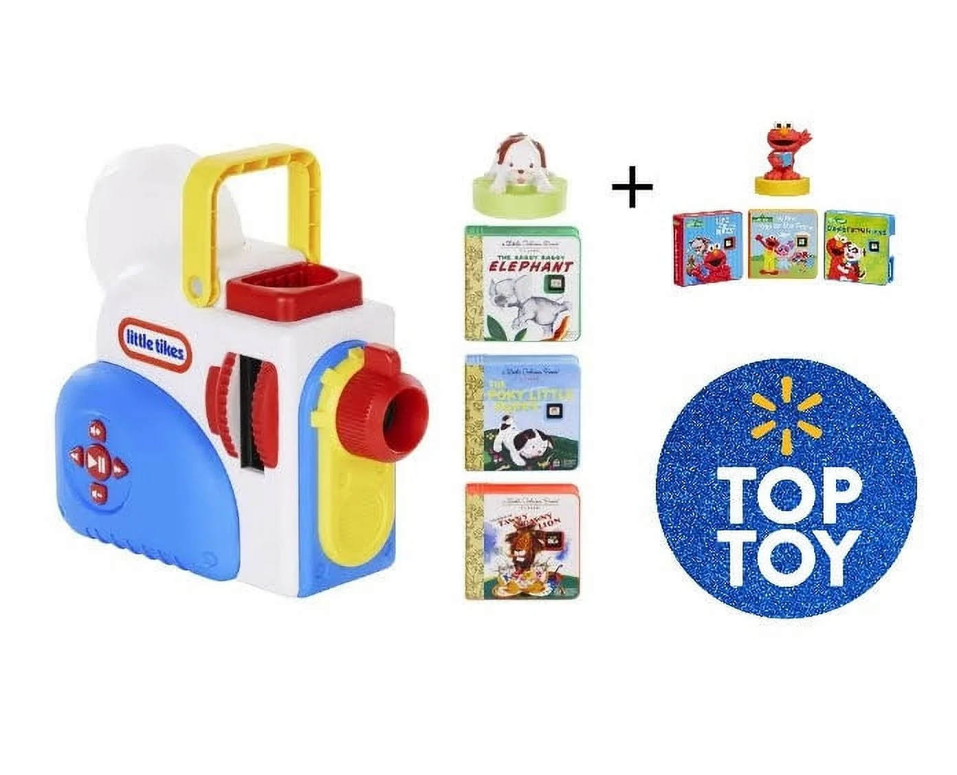 Little Tikes Story Dream Machine Starter Set + Sesame Street Elmo & Friends Story Collection Bundle