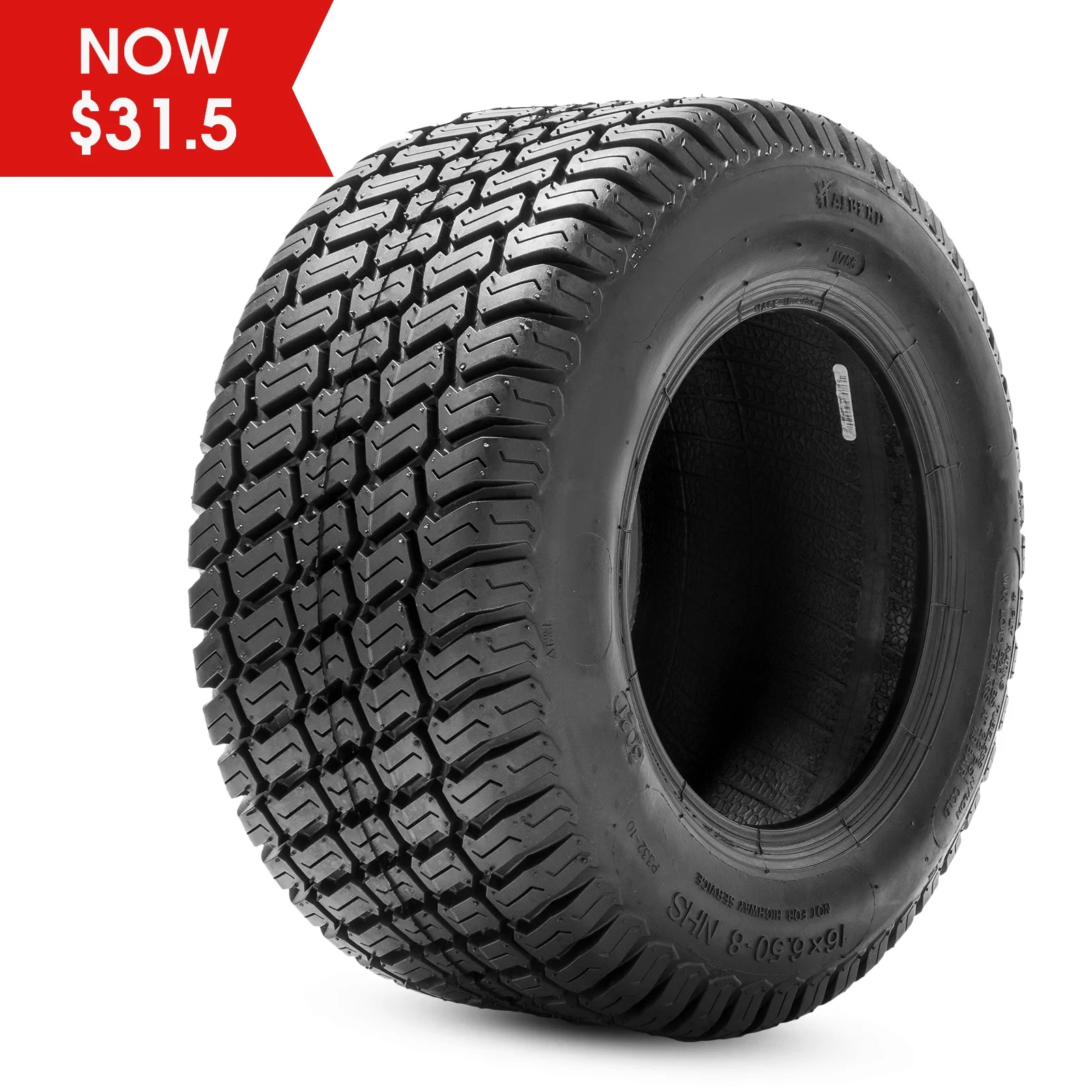 16x6.50-8 Lawn Mower Turf Tires 4Ply 16x6.50x8 Garden Tractor Tubeless
