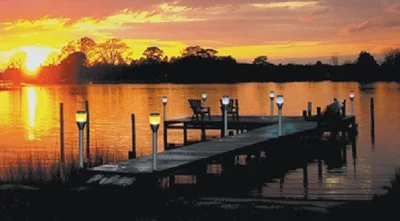 Dock Edge Postlite Solar LED Post Light 2pk