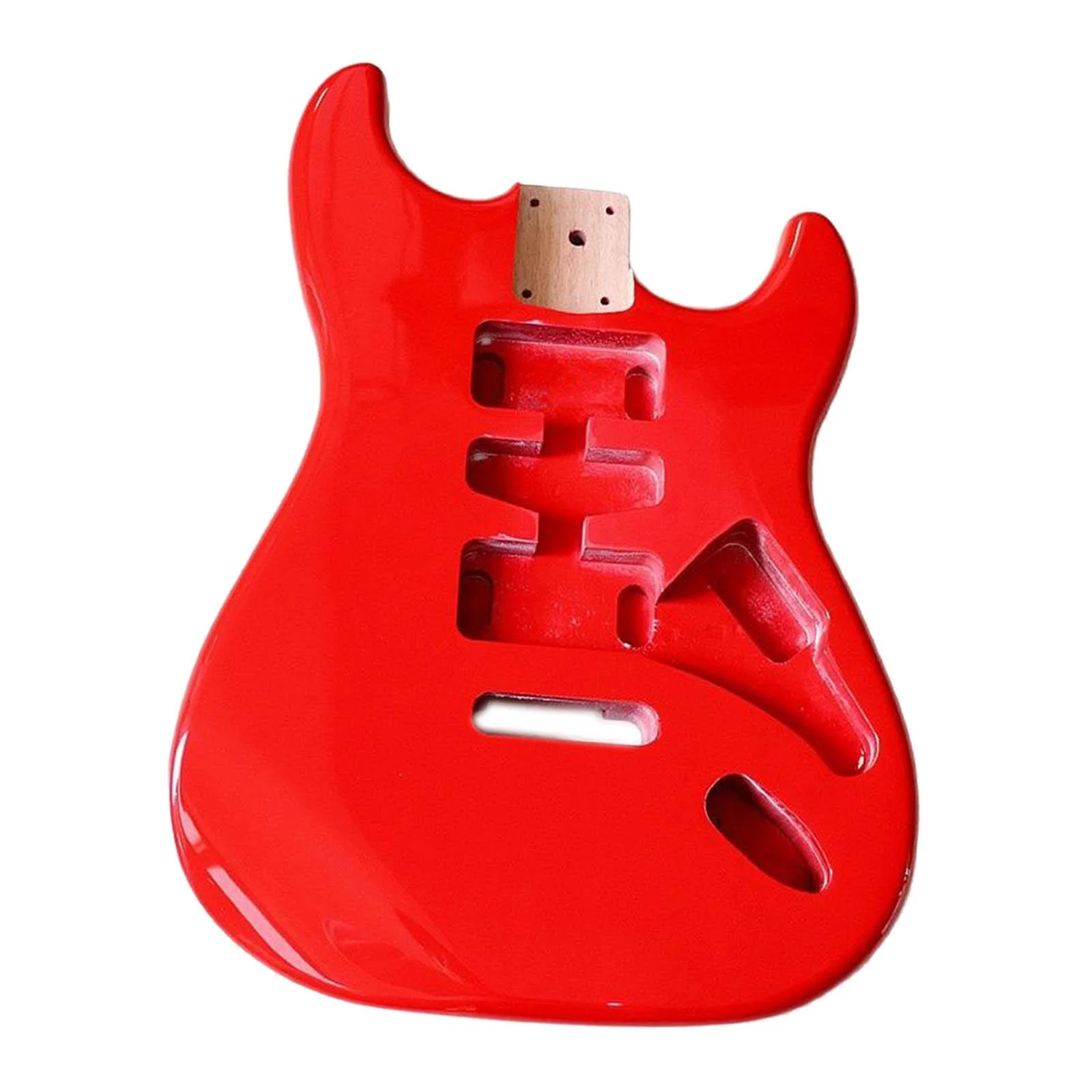 Guitar Body Guitar Poplar Wood Guitar Accessory Unfinished Guitar Barrel F