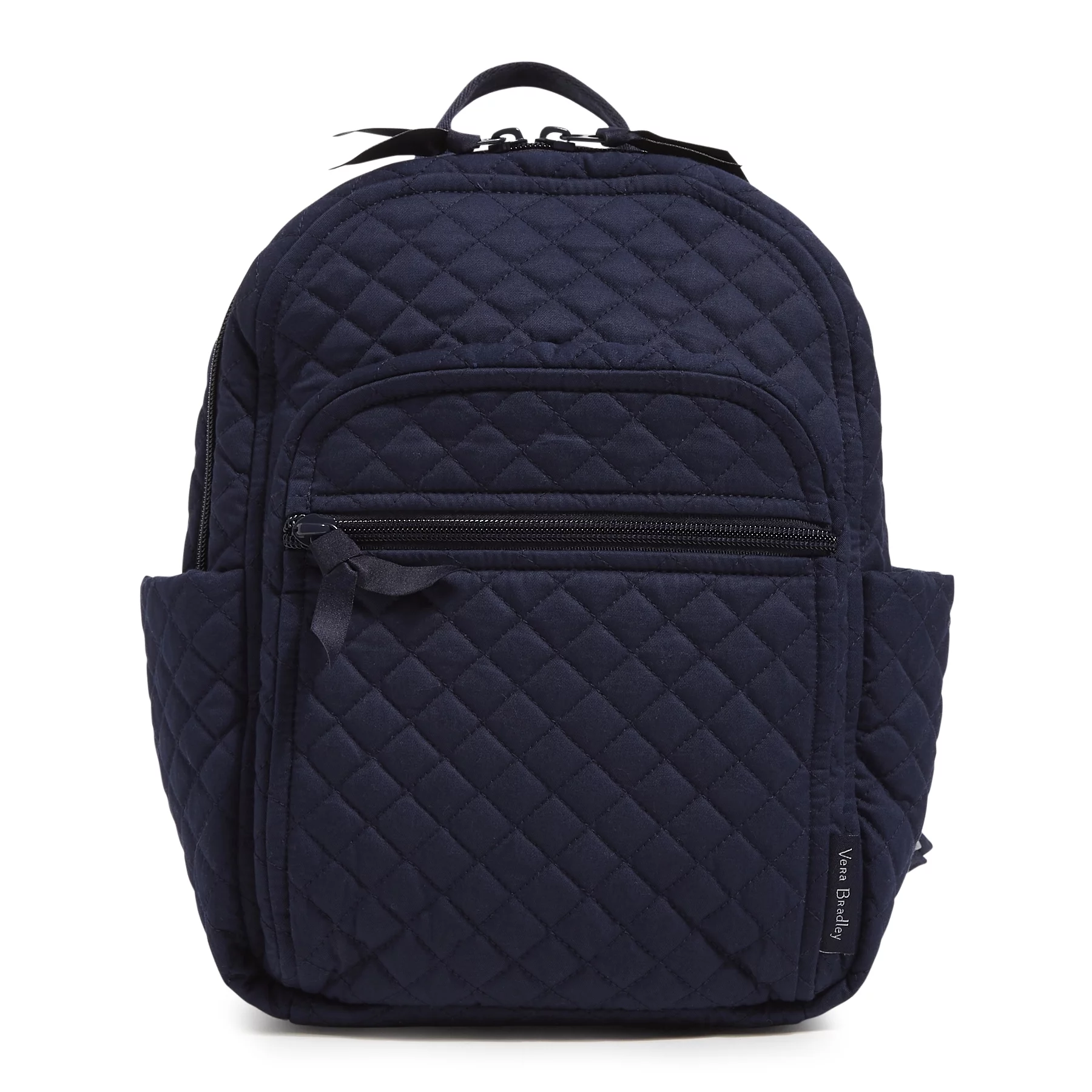 Vera Bradley Women's Cotton Small Backpack Classic Navy