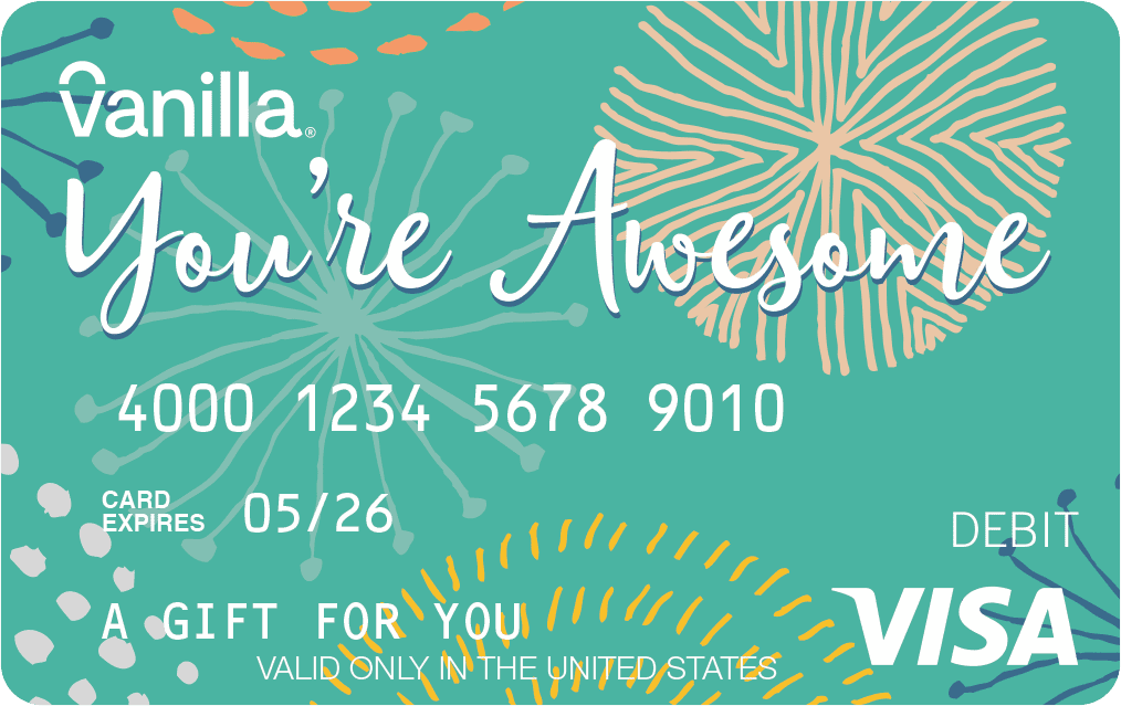 $50 Vanilla® Visa® You’re Awesome eGift Card