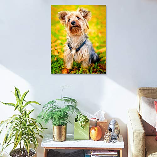 Personalized Photo to Canvas Print - Canvas Prints With Your Photos on Custom Wall Art for Bedroom, Living Room, Wedding Baby Pet Family Picture Framed Wall Art (6