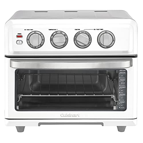 Cuisinart Air Fryer + Convection Toaster Oven, 8-1 Oven with Bake, Grill, Broil & Warm Options, Stainless Steel, TOA-70