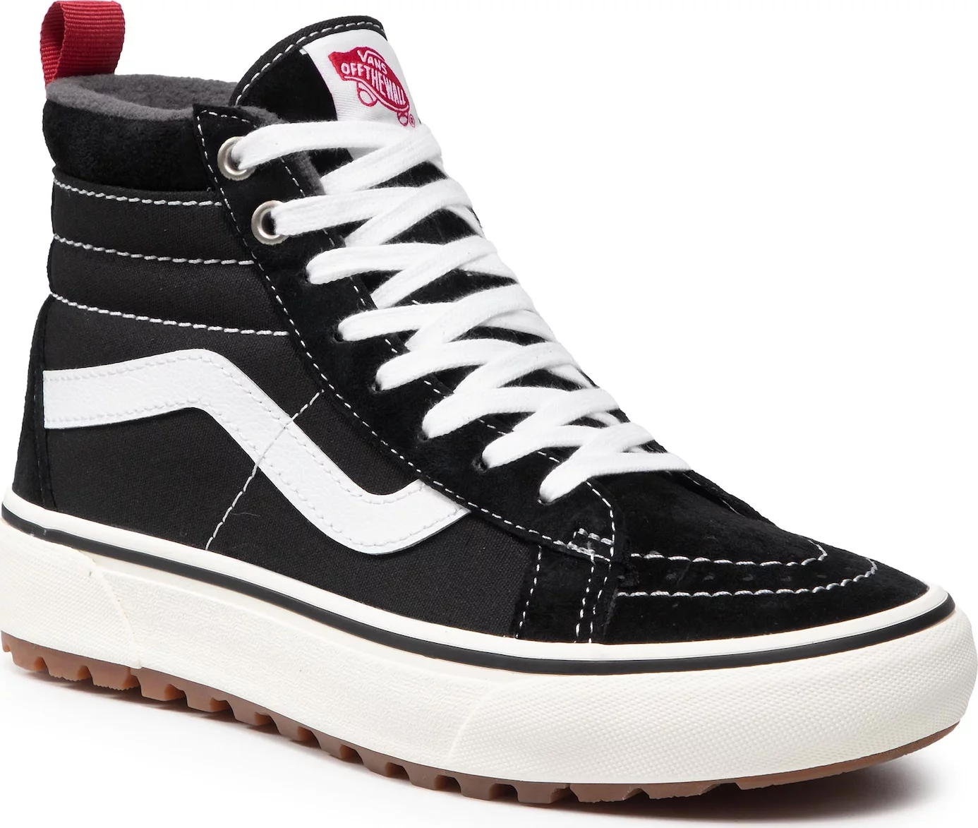 Vans SK8-HI MTE-1 Shoes, Black/True White, 11.5 US / 13 US