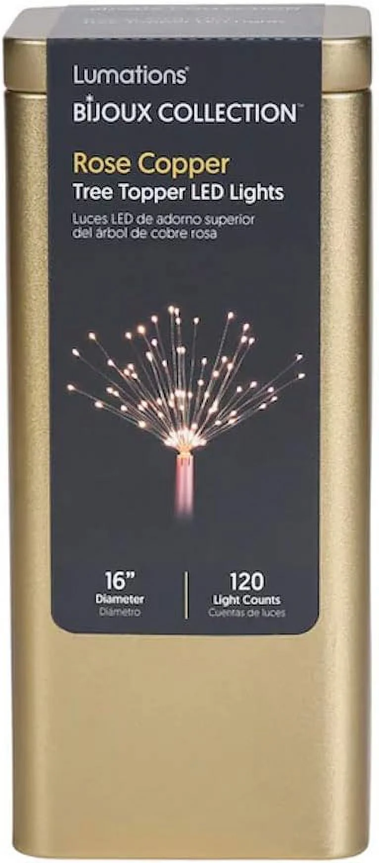 Lumations 120-Count 1.33-Ft Warm White LED Battery-Operated Indoor Christmas String Lights With Timer