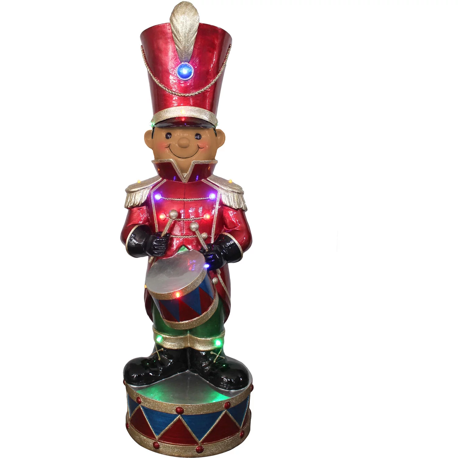 Fraser Hill Farm African American Nutcracker with Drum Figurine, 35
