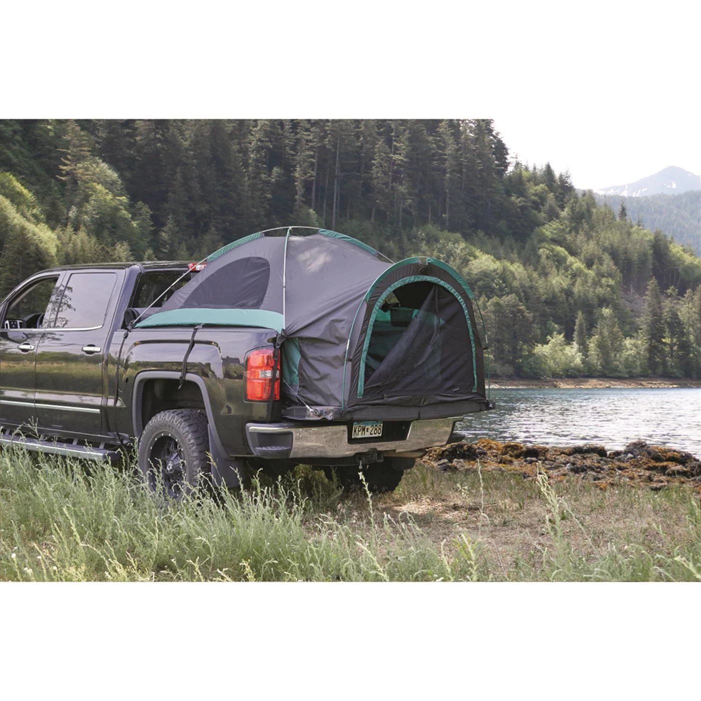 Guide Gear Compact Truck Tent for Camping, Camp Tents for Pickup Trucks, Fits Truck Bed Length 72-74