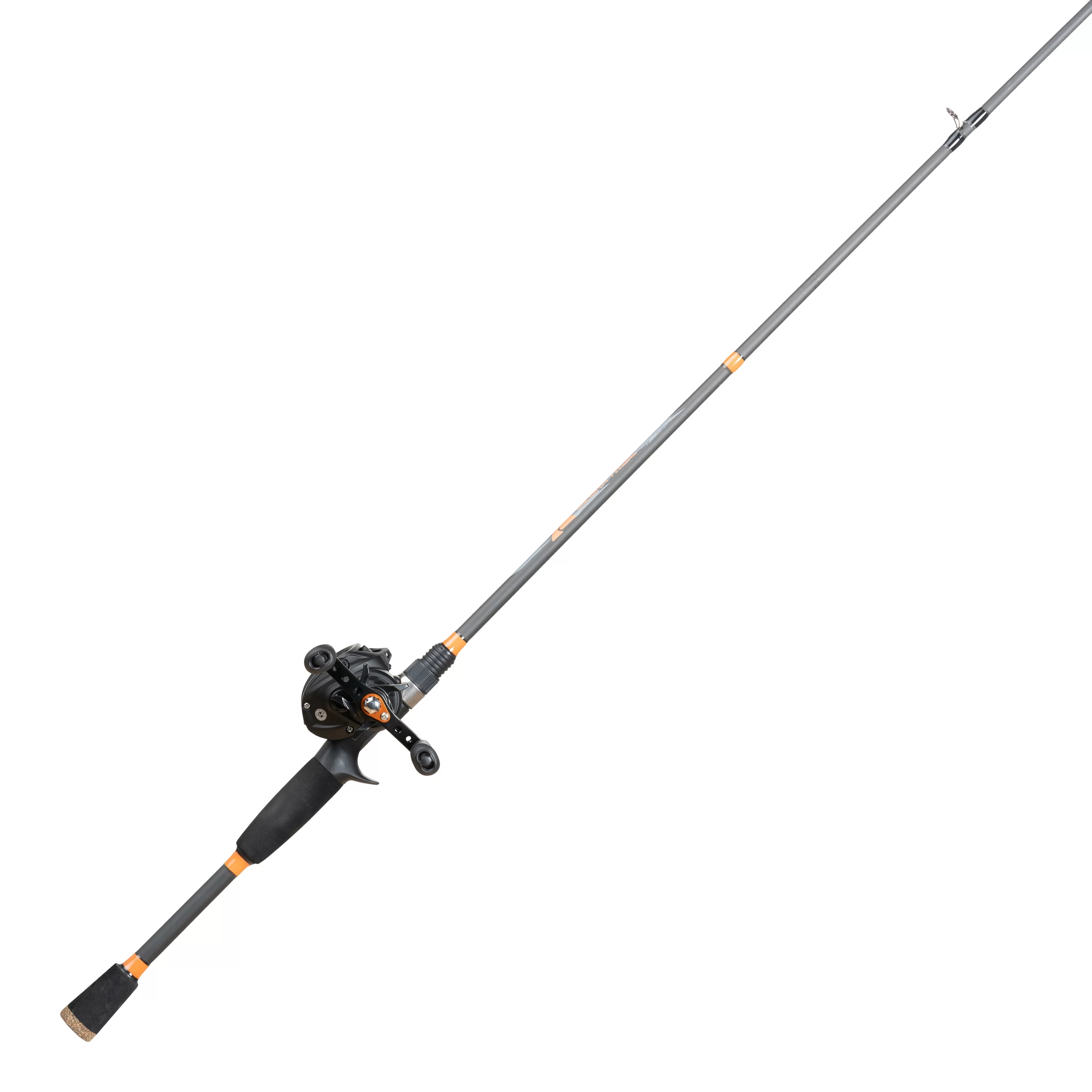 Ozark Trail Baitcast Rod & Reel Fishing Combo, Medium Action, 6.5ft - Black and Orange