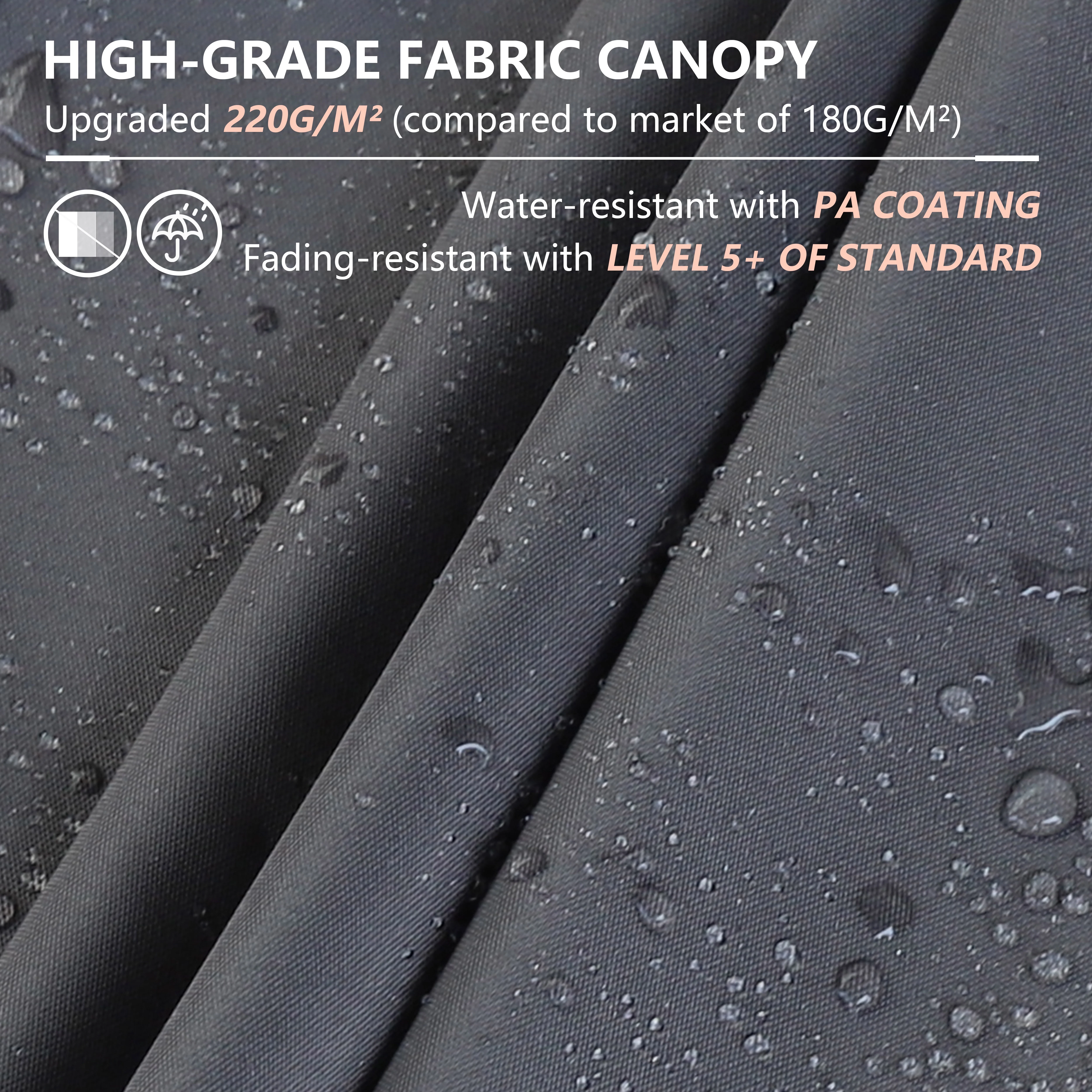 VEIKOUS 10' x 10' Outdoor Metal Pergola, Aluminum Gazebo w/Retractable Canopy for Patio, Gray