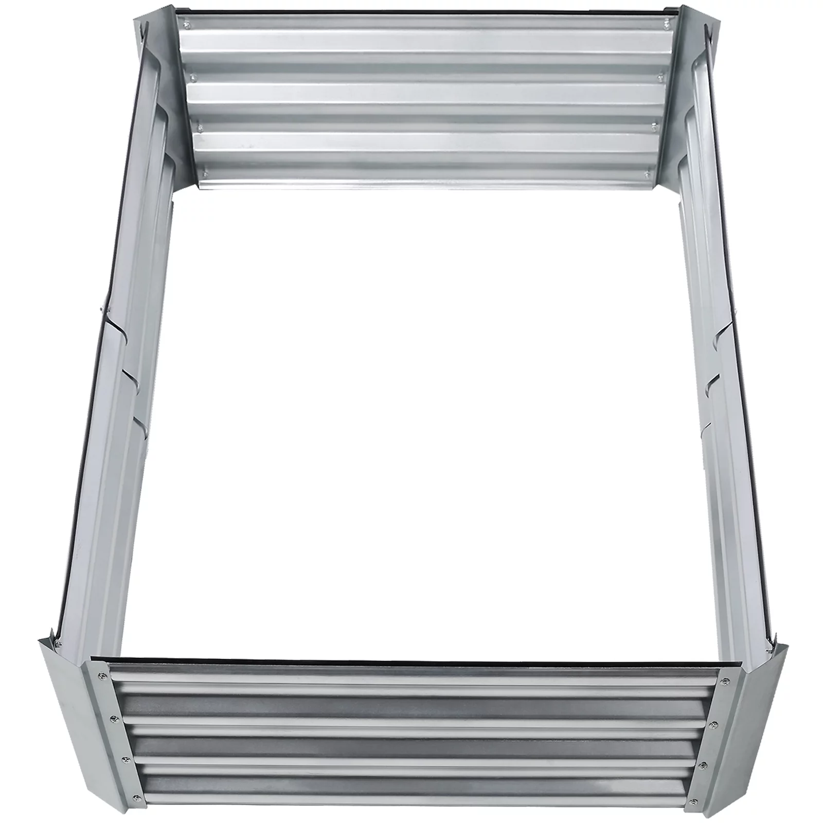 Galvanized Planter Bed, Raised Garden Bed Kit, Planter Raised Garden Boxes Outdoor, Square Large Metal Raised Garden Beds for Vegetables Flowers Herbs,4*3*1 ft