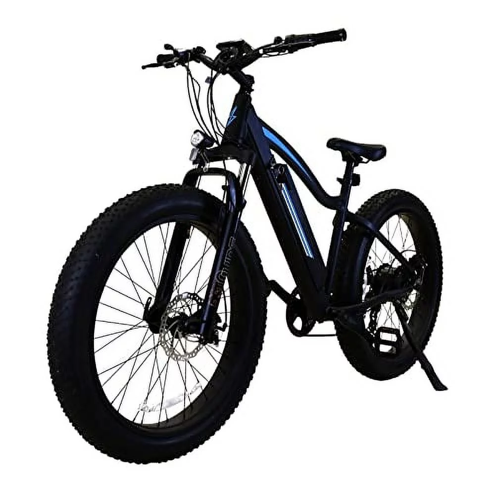 Massimo Motor Electric (Dirt Bike) RST Mountain E-Bike 7 Speed Shimano Gears & 5 Speed 750 Watt 48V/15Ah Electric Motor (Blue)