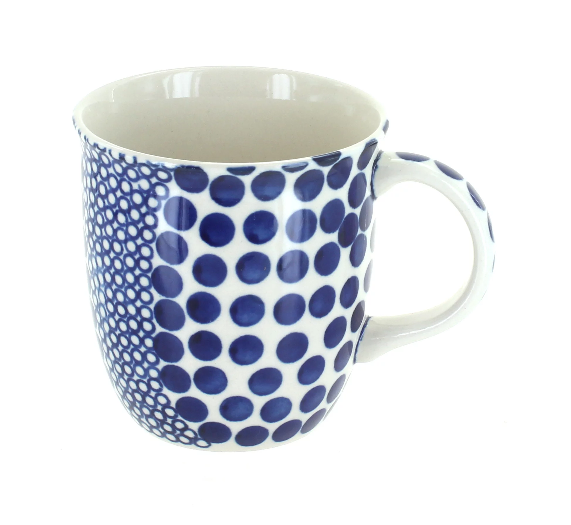 Blue Rose Polish Pottery Zara Plain Coffee Mug