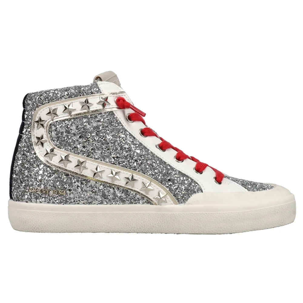 Vintage Havana  Womens Shay Glitter High   Sneakers Casual Shoes Casual
